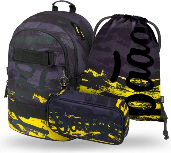 Baagl ensemble scolaire Skate Dune – sac à dos, trousse et sac