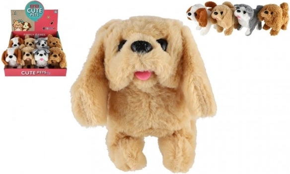Chien en peluche marcheur avec aboiements réalistes