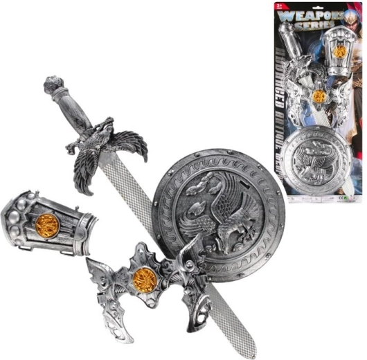 Ensemble de chevalier pour enfants – épée, bouclier et accessoires de protection