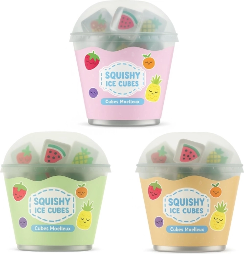 Glaçons pressables réutilisables en forme de fruits