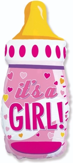 Ballon en aluminium en forme de bouteille 80 cm