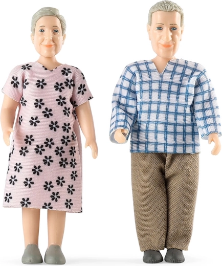 Ensemble de figurines pour maison de poupées Lundby – Grand-mère et grand-père Charlie