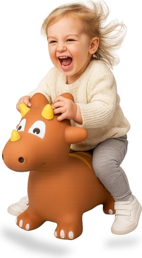 Animal sauteur dinosaure HoppyDoo avec pompe