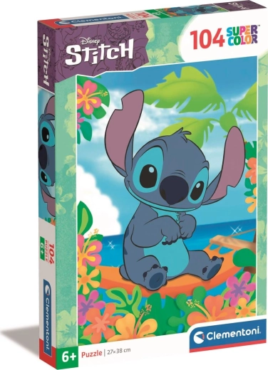 Puzzle 104 pièces DISNEY Stitch de Clementoni