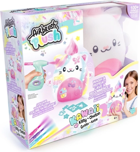 Kit créatif Airbrush studio Chat kawaii