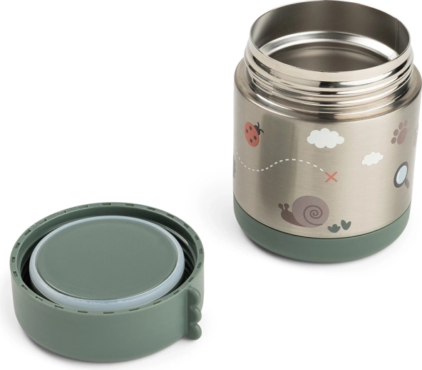 Boîte repas isotherme Done by Deer Tiny trails verte 300 ml