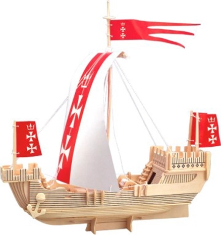 Woodcraft puzzle 3D en bois bateau Koga