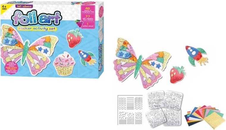 Kit créatif DIY pour fabriquer des autocollants holographiques