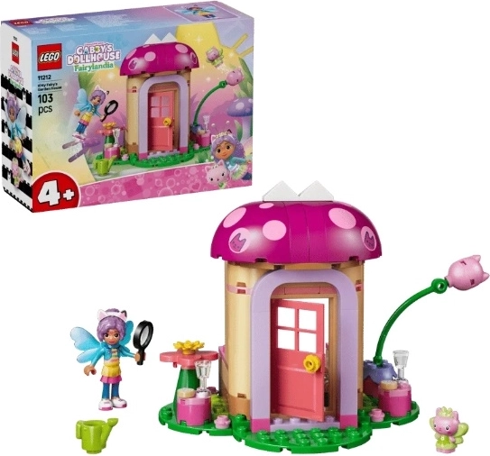 LEGO Gabby’s Dollhouse maisonnette de la fée chat dans le jardin