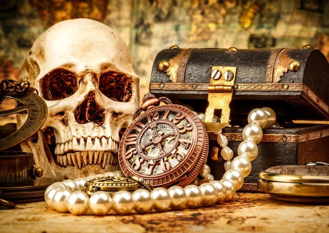 Puzzle La table du capitaine pirate