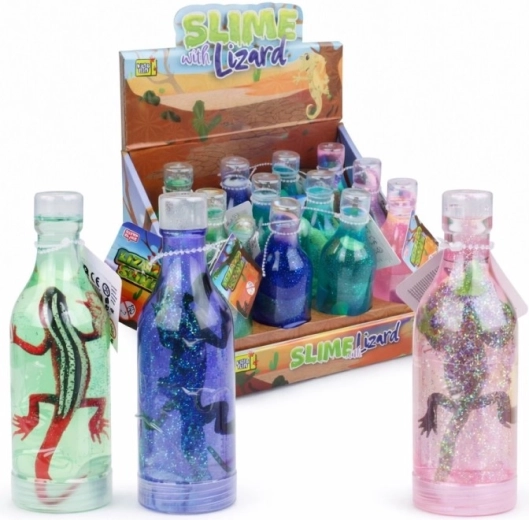 Slime avec lézard 13 cm
