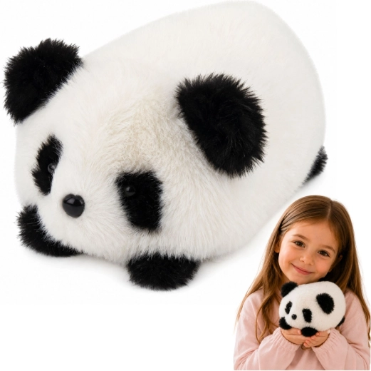 Panda en peluche noir et blanc 16 cm - 1 pièce