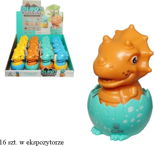 Dinosaure dans un œuf pour les tout-petits avec propulsion