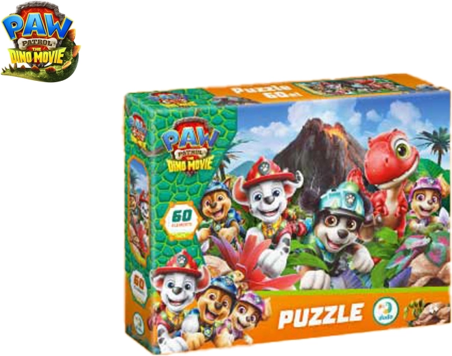 Puzzle Pat’ Patrouille (Tlapková patrola) : Dino le film, 60 pièces (32 × 23 cm)