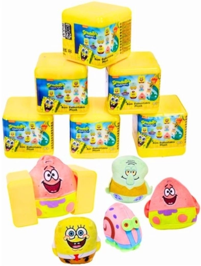 SpongeBob et ses amis mini peluche de collection en capsule - 1 pièce
