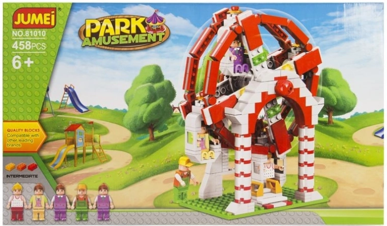 Stavebnice Jumei – parc d’attractions 458 pièces (47 × 28 cm) - 1 pièce