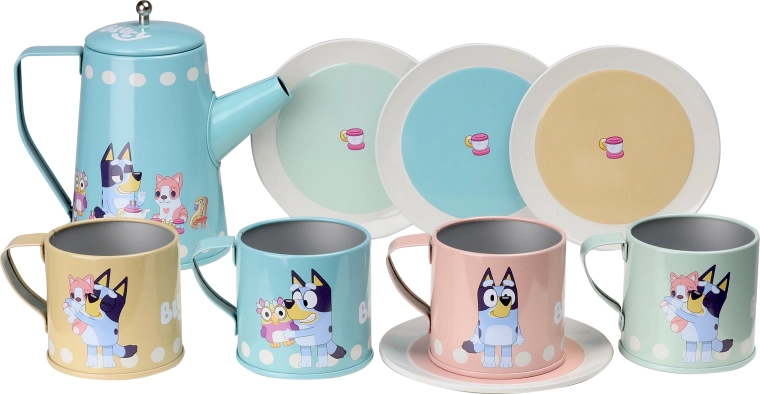 Service à thé pour enfants Bluey – 10 pièces