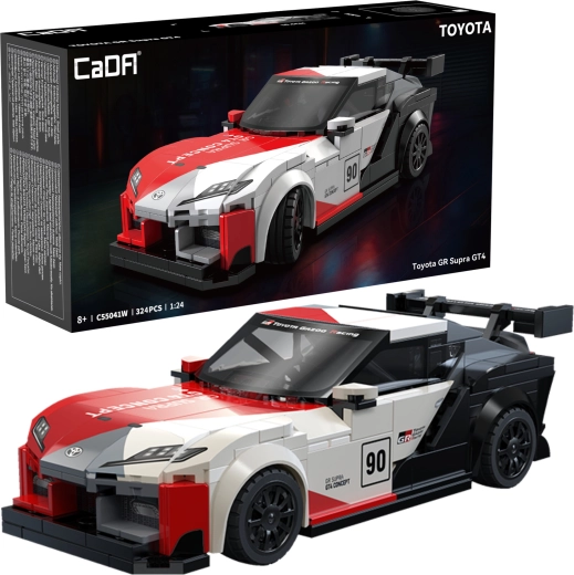 Kit de construction CaDA voiture de course TOYOTA GR Supra GT4 (1:24, 324 pièces)