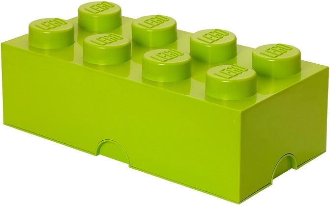 Boîte de rangement LEGO 8 vert clair