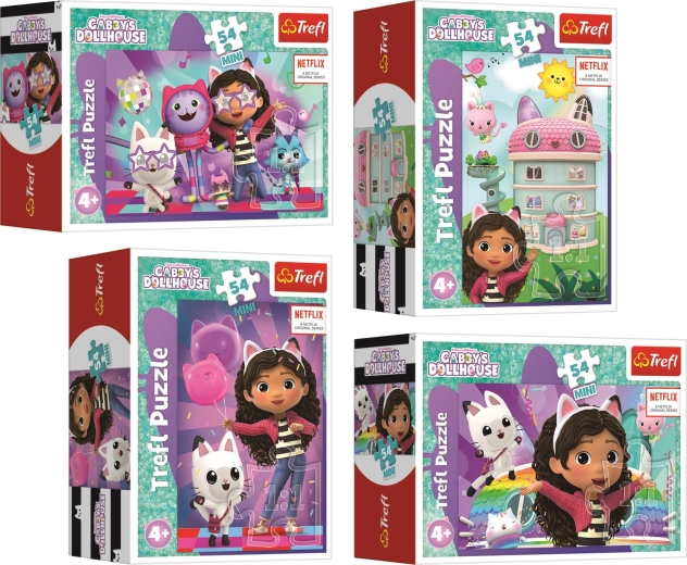 Minipuzzle 54 pièces GABBY’S DOLLHOUSE – puzzle ludique pour enfants