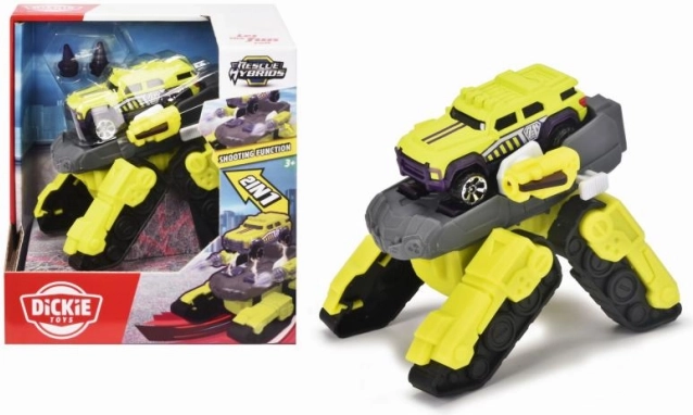 Transformeur pliable Spider Tank 2 en 1 – char et véhicule robotique 1:64