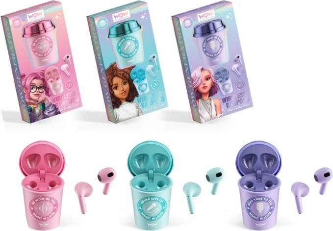 Écouteurs sans fil WOW en forme de gobelet