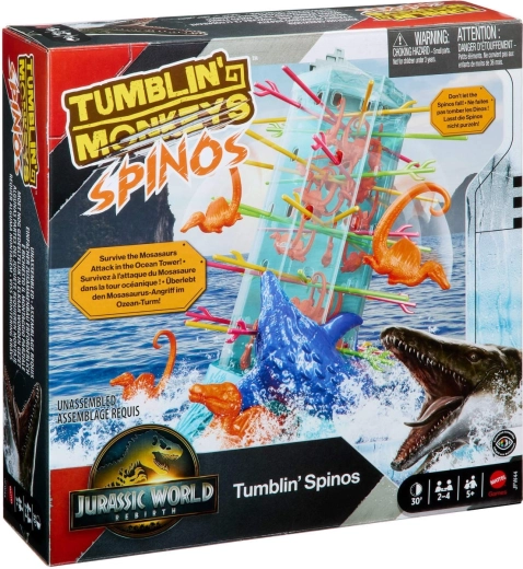 Jurassic World dinosaures tombants – jeu d’adresse familial