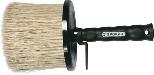 Brosse ronde de peintre C6, diamètre 12 cm, soies naturelles