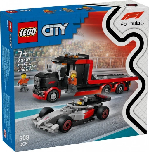 LEGO City camion F1 avec monoplace AUDI F1