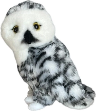 Peluche chouette harfang des neiges 25 cm