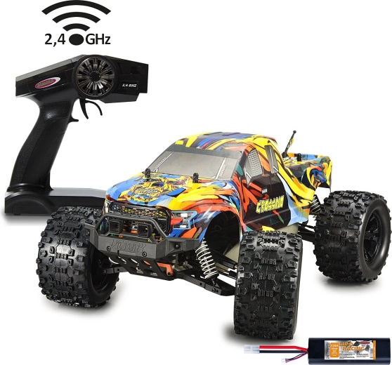 Jamara Crossmo monster truck 4WD 1:10 avec batterie LiPo
