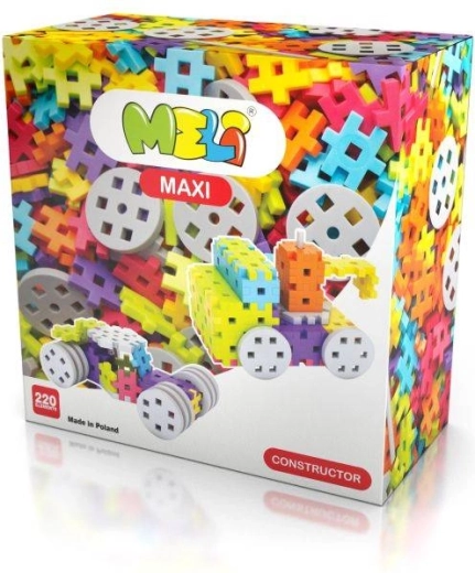 Jeu de construction Meli Maxi Constructor 220 pièces