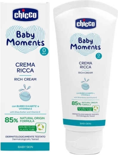 Chicco Baby Moments crème nourrissante pour enfants 100 ml