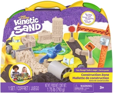 Kinetic Sand sable cinétique chantier avec accessoires 793 g