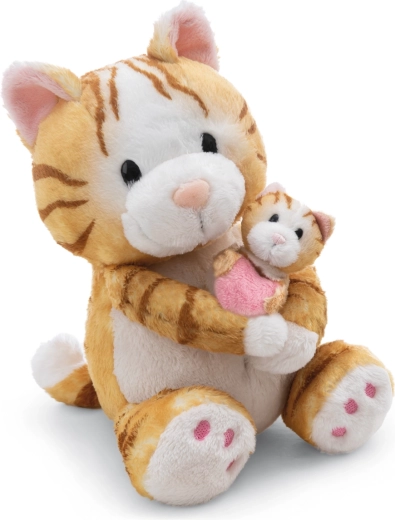 NICI peluche chatte avec son chaton Little & Me 20 cm