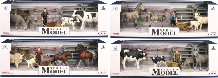 Animaux de la ferme – set d’animaux de ferme, 4 types