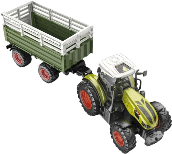 BUDDY TOYS Tracteur RC avec chargeur frontal et benne basculante