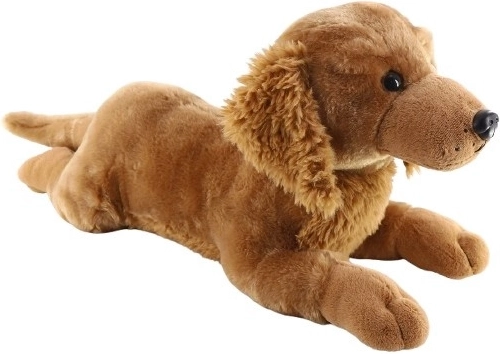 Chien en peluche Golden Retriever allongé 60 cm