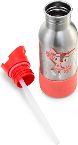 Lilliputiens - bouteille en acier inoxydable avec motif de biche Stella - 600 ml