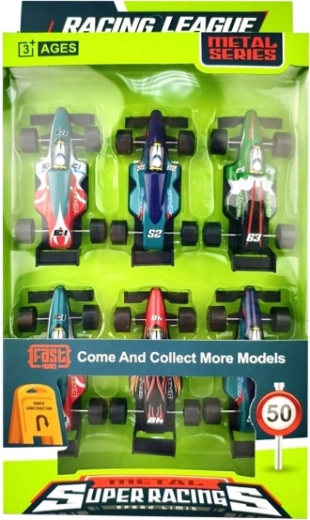 Ensemble de voitures de Formule 1 (6 pcs)