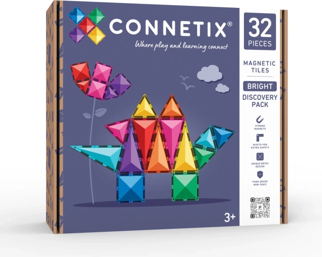 Bright Discovery Pack jeu de construction magnétique de 32 pièces
