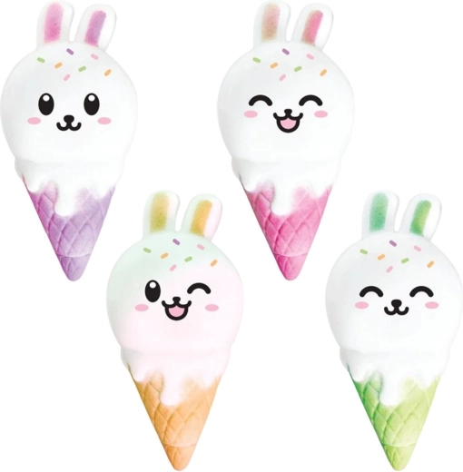 Jouet anti-stress à presser Glace lapin