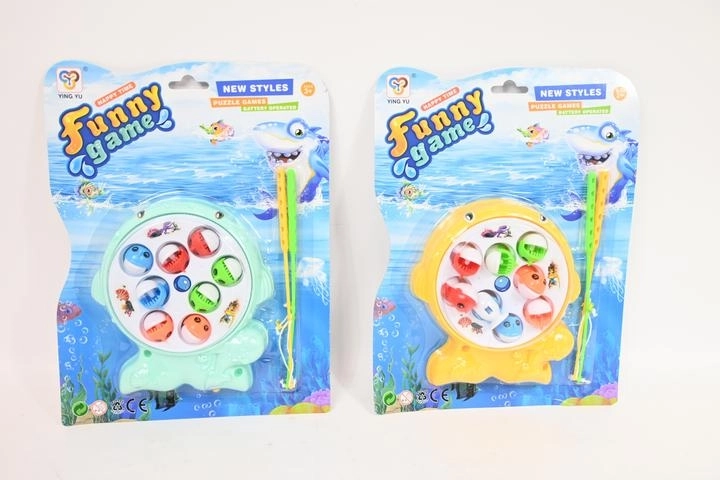 Jeu interactif de pêche aux poissons à piles