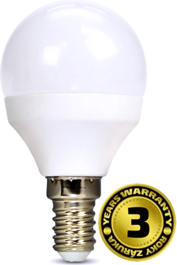 Ampoule LED Solight miniglobe E14 6 W 4000 K 510 lm blanche