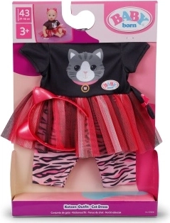 Baby Born robe avec chaton pour poupées 43 cm