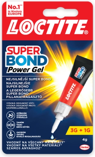 Colle gel instantanée Super Bond Power 4 g