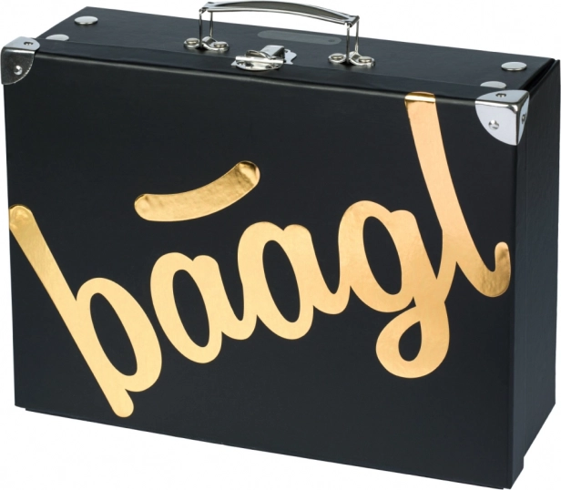 Valise scolaire pliable Gold avec ferrures Baagl