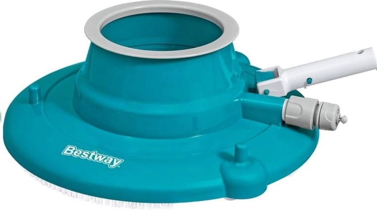 Aspirateur manuel à feuilles pour piscine avec manche télescopique