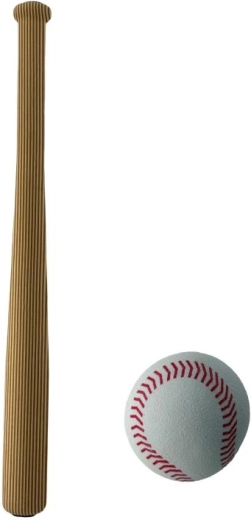 Sporto batte de baseball avec décor en bois