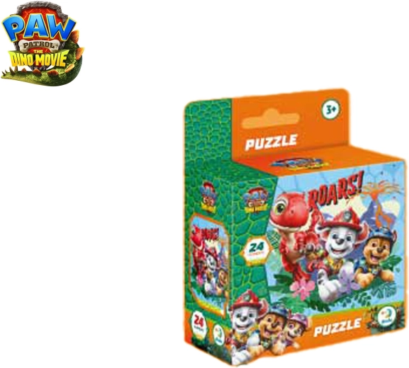Puzzle Pat' Patrouille : The Dino Movie 24 pièces 22 × 22 cm